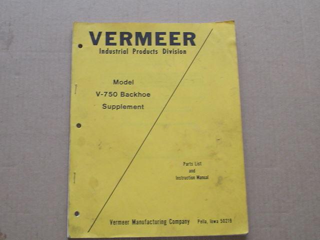 vermeer lm42 parts manual